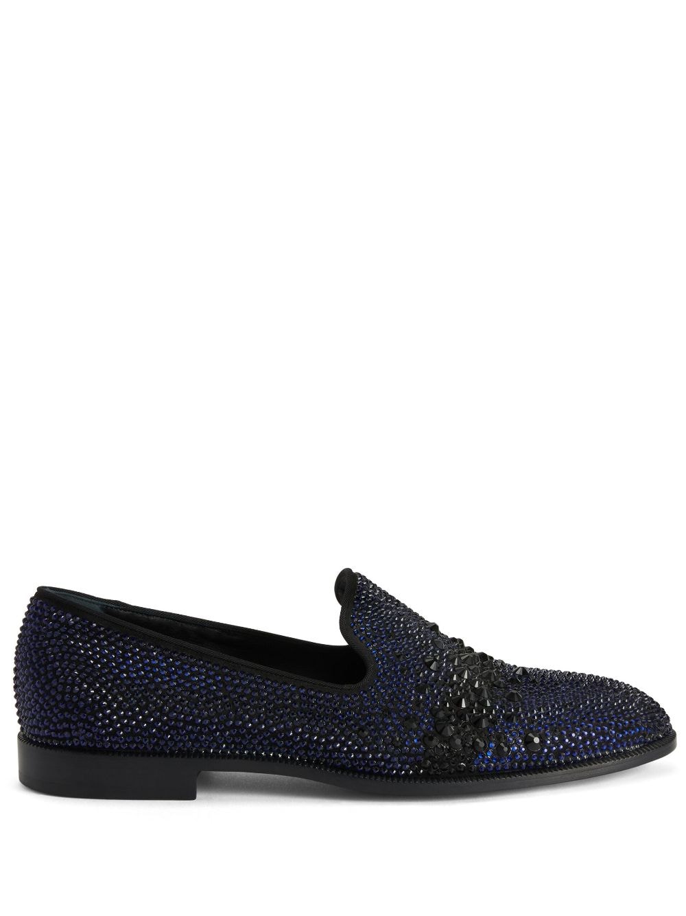 Giuseppe Zanotti Marthinique crystal-embellished loafers - Blue von Giuseppe Zanotti