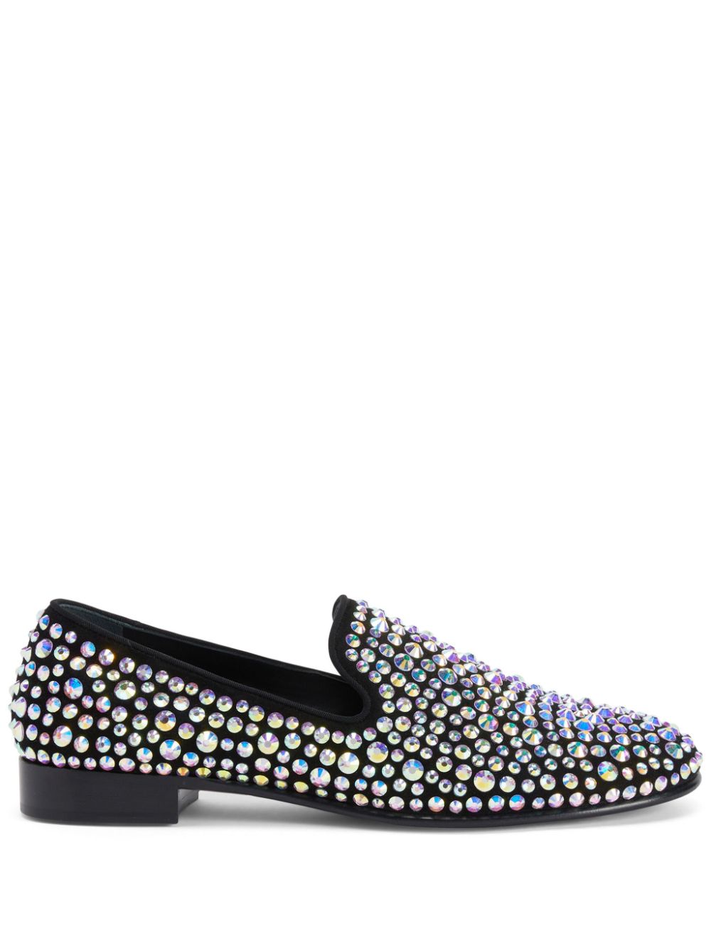 Giuseppe Zanotti Marvin Caleido crystal-embellished loafers - Black von Giuseppe Zanotti