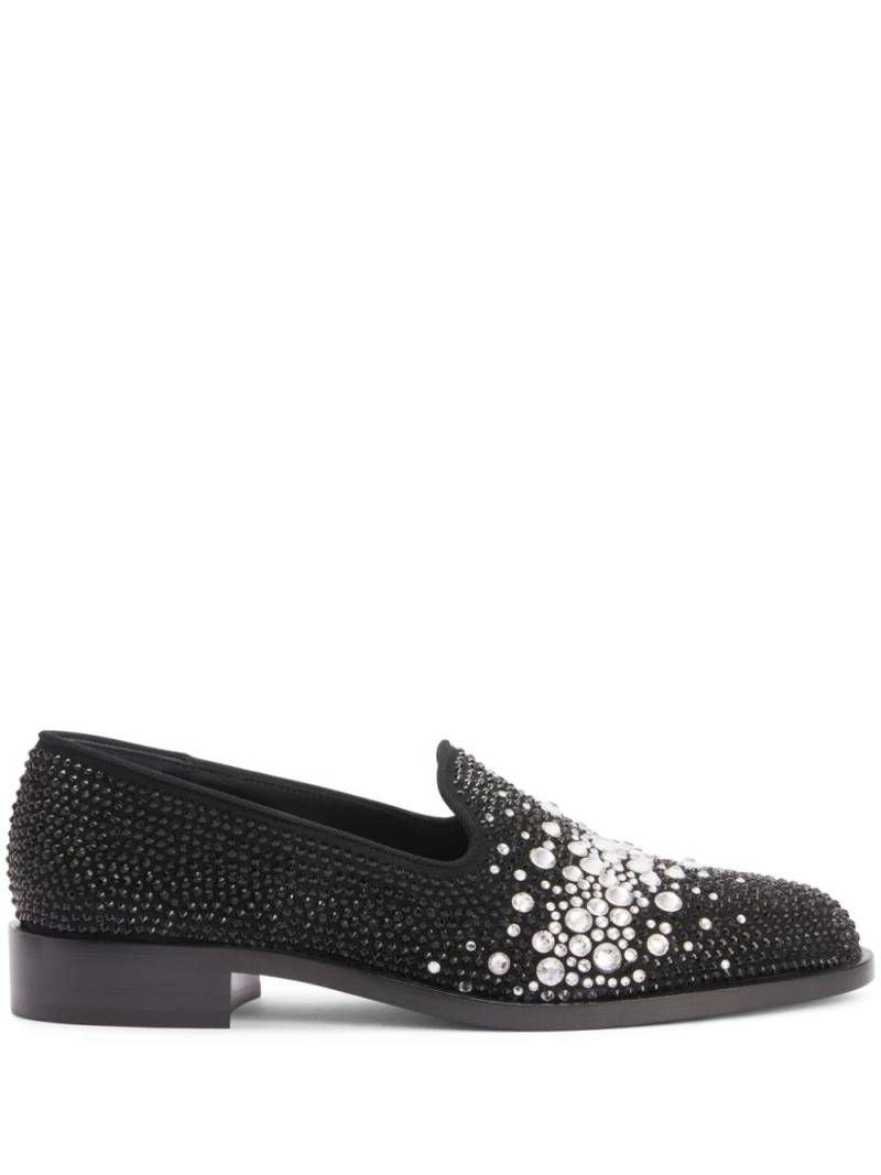 Giuseppe Zanotti Matildha leather loafers - Black von Giuseppe Zanotti