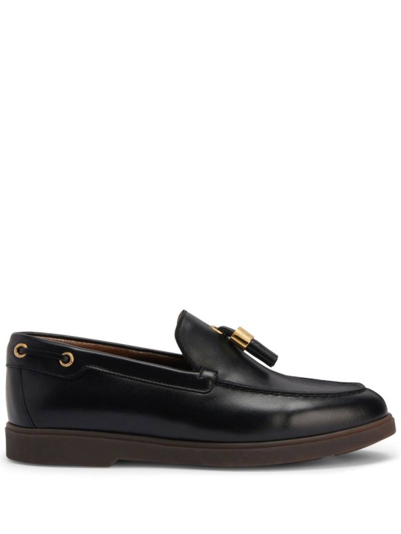 Giuseppe Zanotti Maui leather loafers - Black von Giuseppe Zanotti