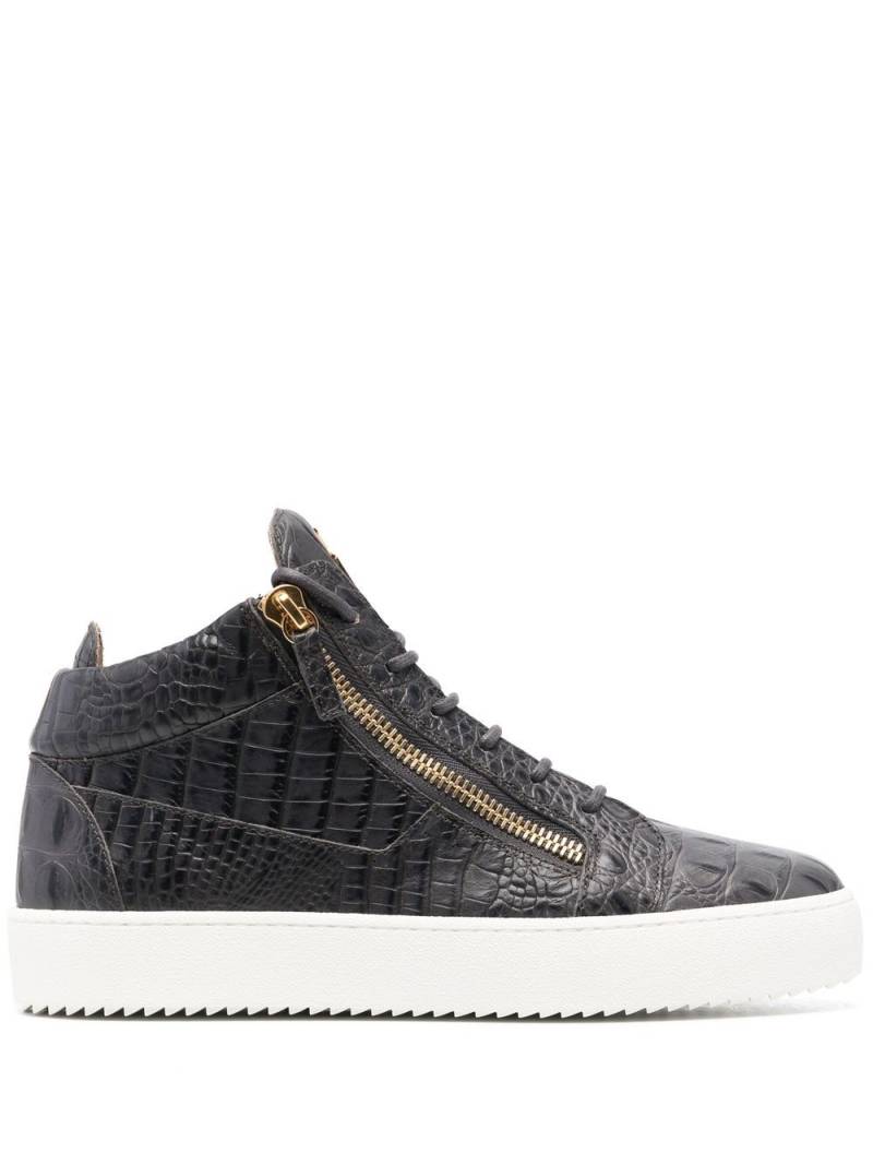 Giuseppe Zanotti May London high-top sneakers - Grey von Giuseppe Zanotti