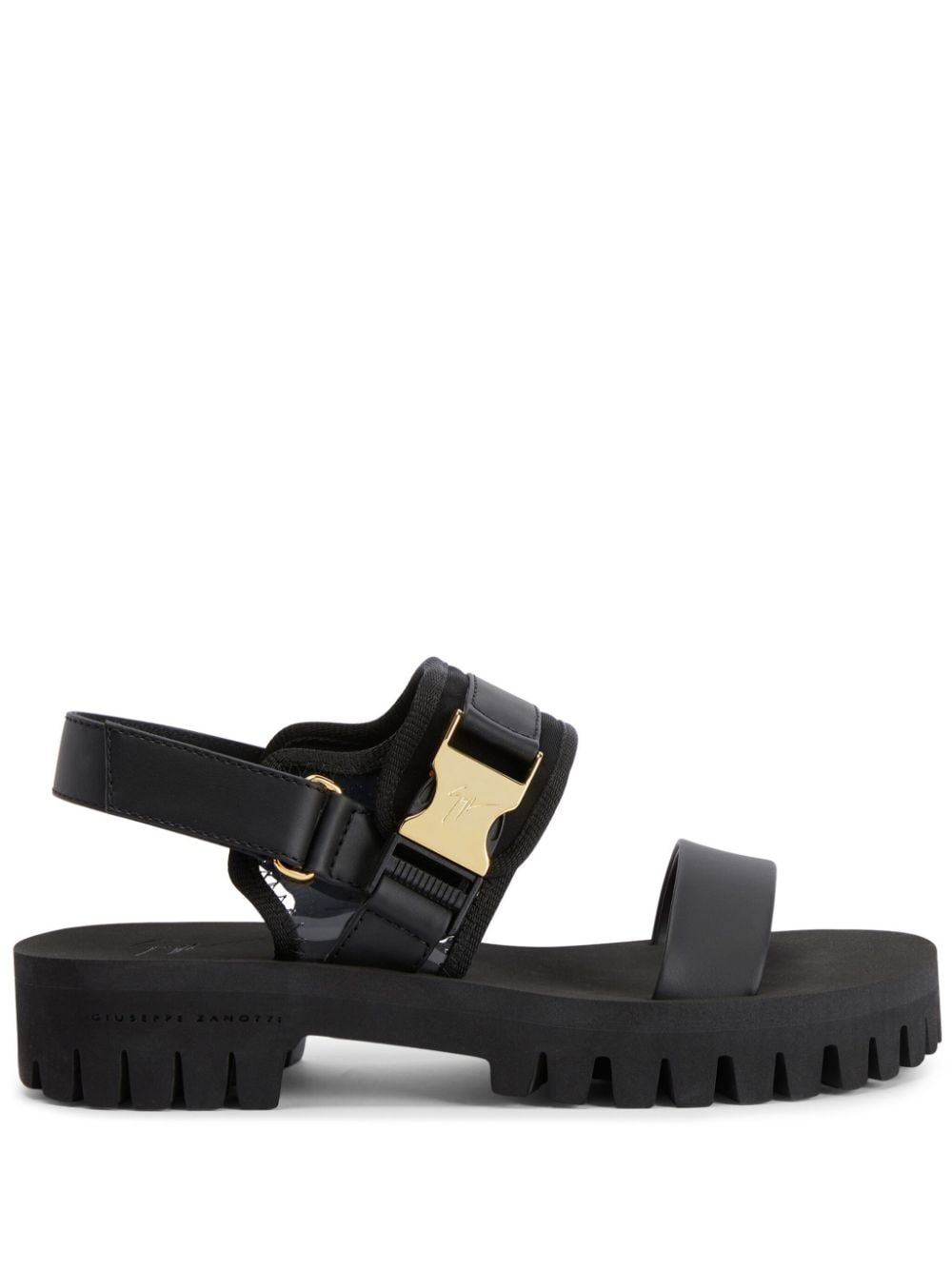 Giuseppe Zanotti Mederic leather sandals - Black von Giuseppe Zanotti