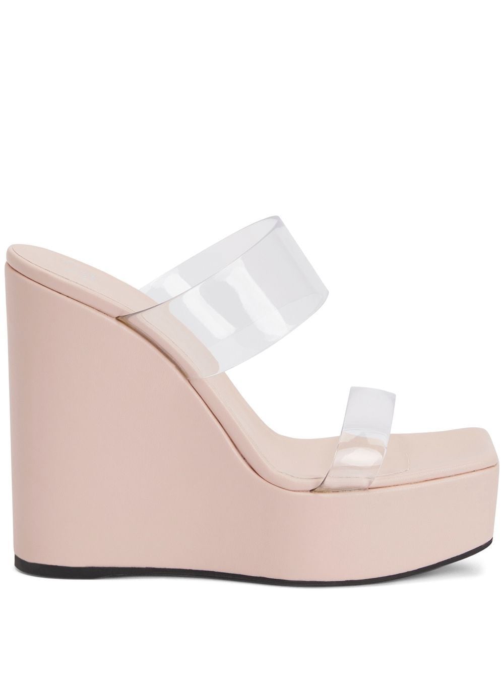 Giuseppe Zanotti Meissa Plexi wedge sandals - Pink von Giuseppe Zanotti