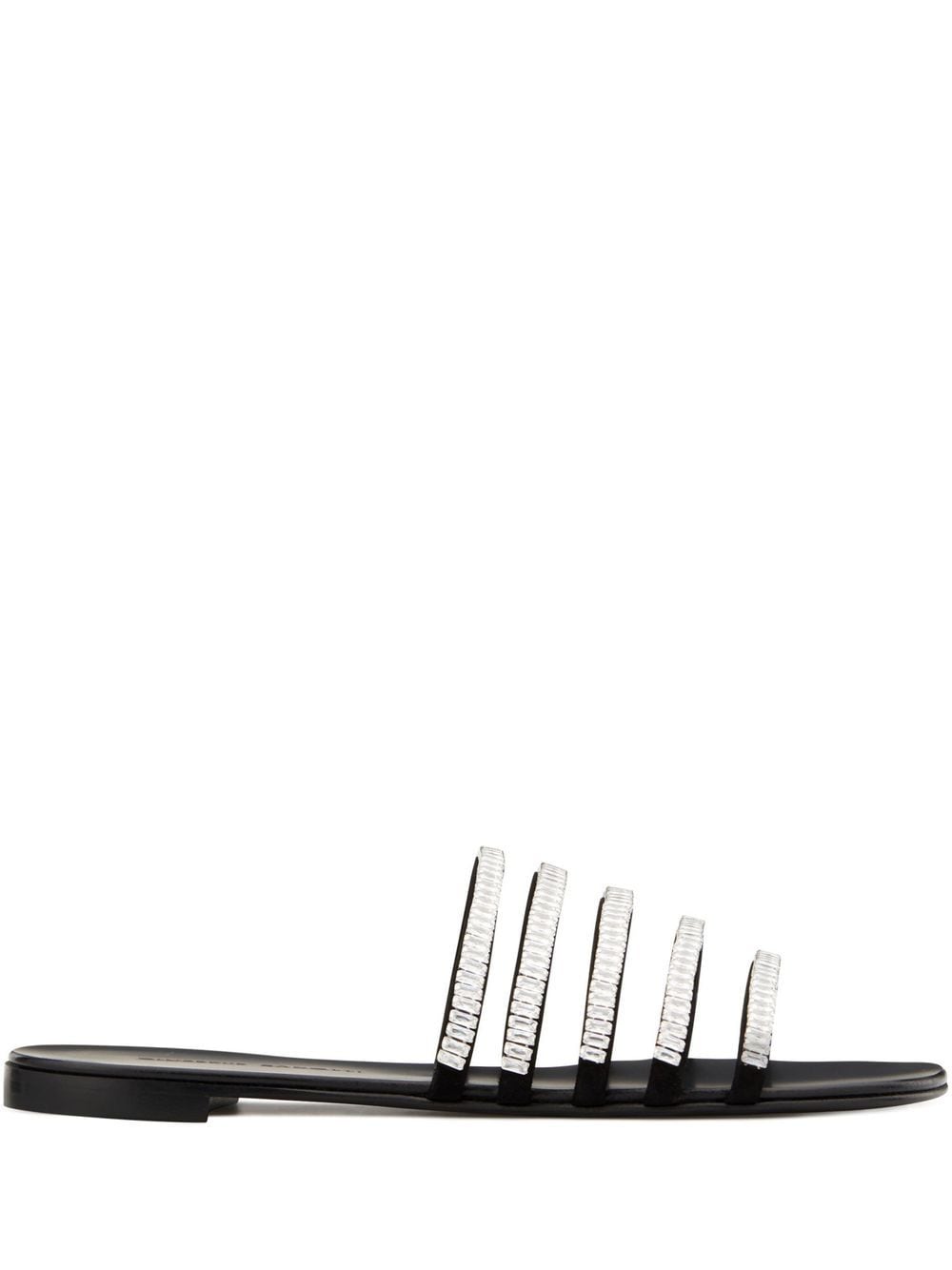 Giuseppe Zanotti Michela strappy flat sandals - Grey von Giuseppe Zanotti