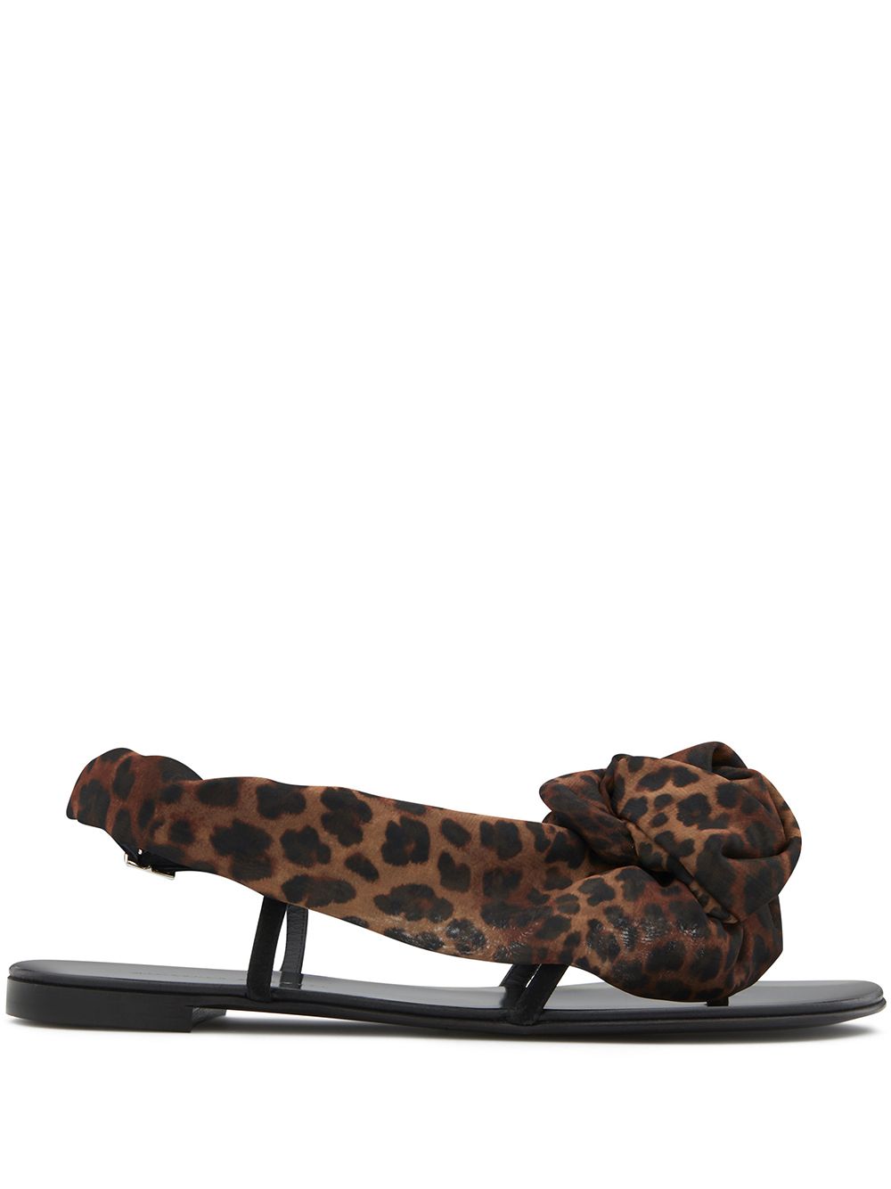 Giuseppe Zanotti Milonga leopard print sandals - Black von Giuseppe Zanotti