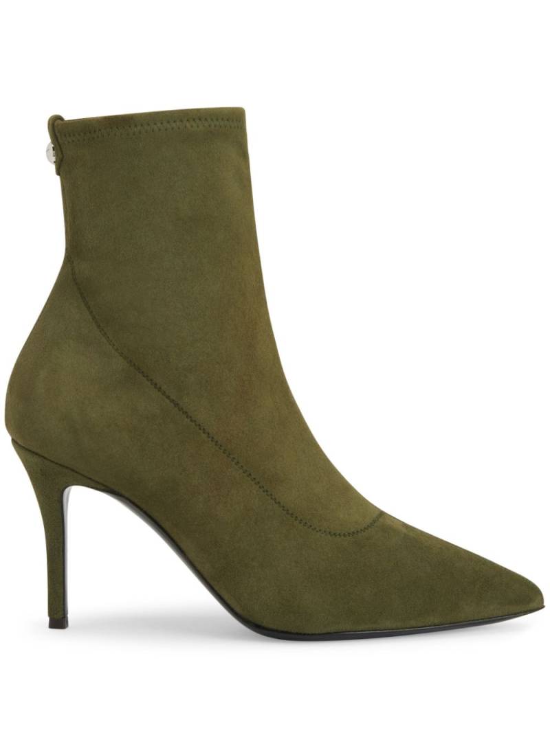 Giuseppe Zanotti Mirea 90mm suede ankle boots - Green von Giuseppe Zanotti