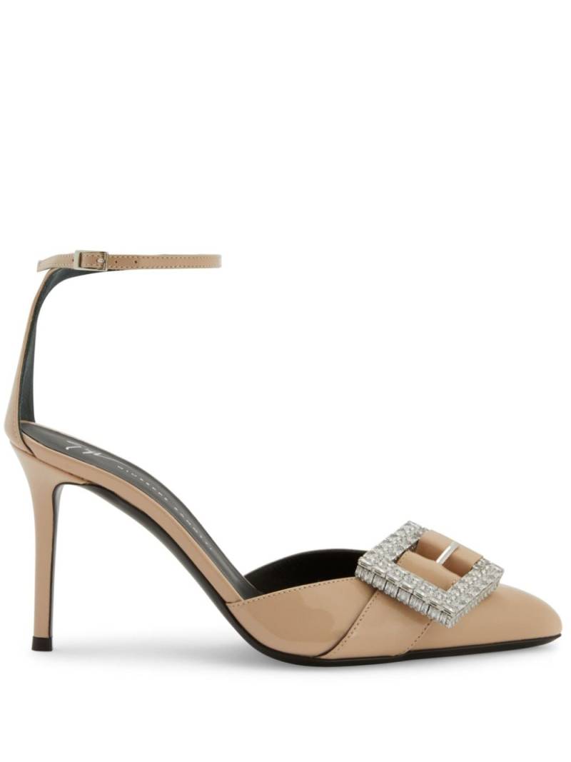 Giuseppe Zanotti Miss Buckle 90mm pumps - Brown von Giuseppe Zanotti