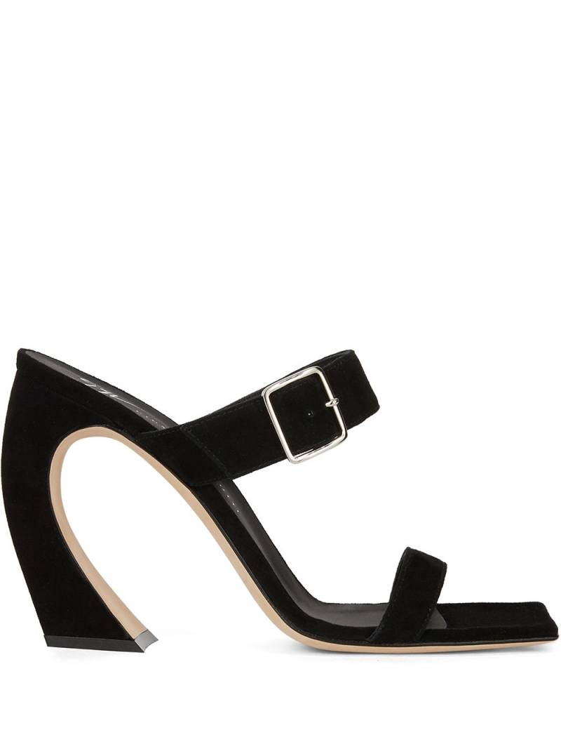 Giuseppe Zanotti Musa suede sandals - Black von Giuseppe Zanotti