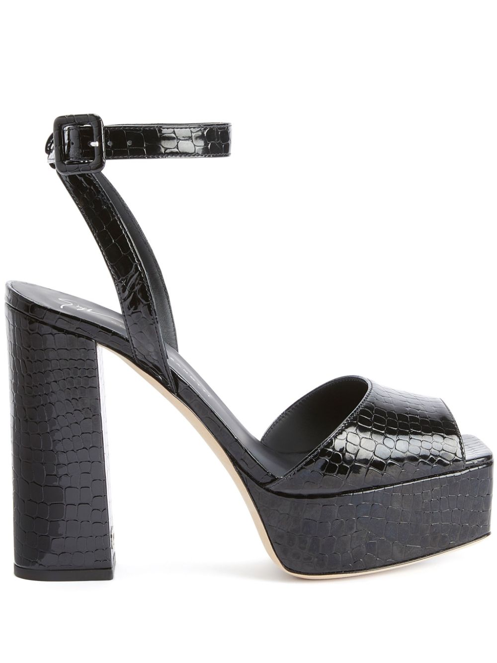 Giuseppe Zanotti New Betty leather sandals - Black von Giuseppe Zanotti