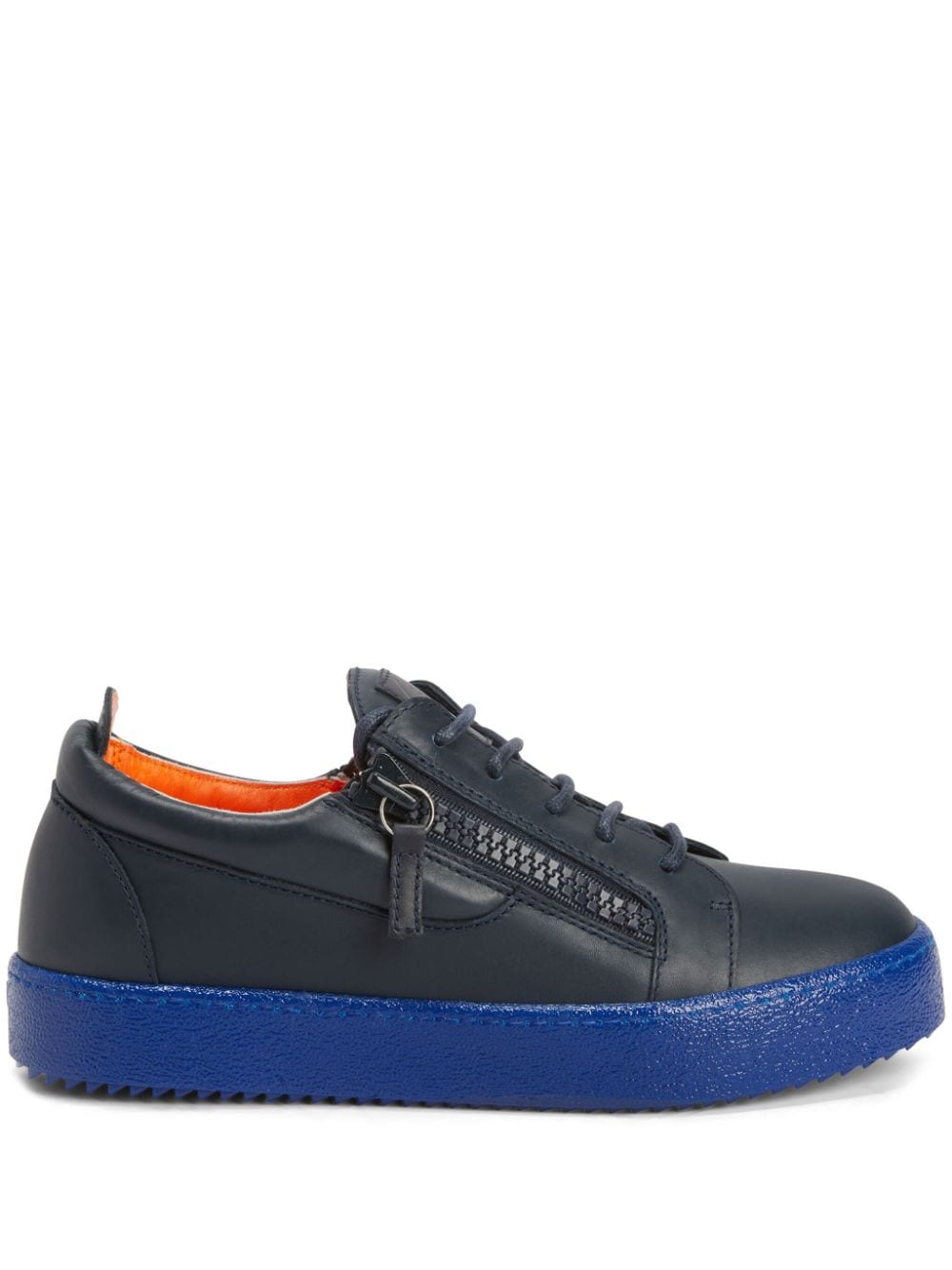 Giuseppe Zanotti Nicki leather sneakers - Blue von Giuseppe Zanotti