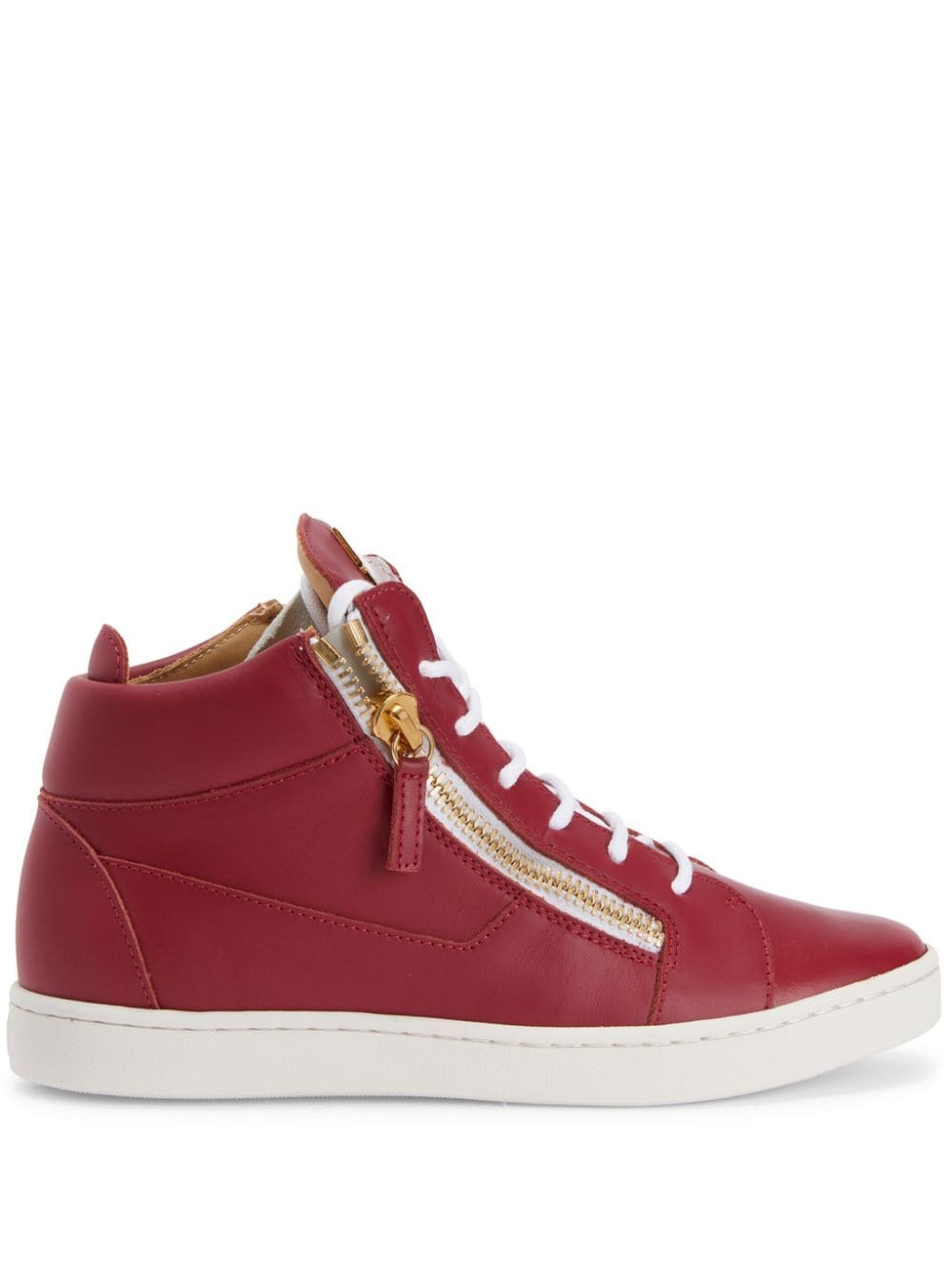 Giuseppe Zanotti Nicki leather sneakers - Red von Giuseppe Zanotti