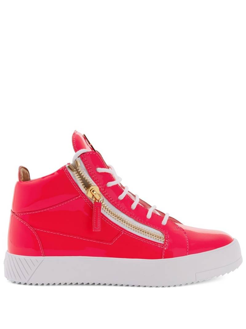 Giuseppe Zanotti Nicki mid-top sneakers - Red von Giuseppe Zanotti