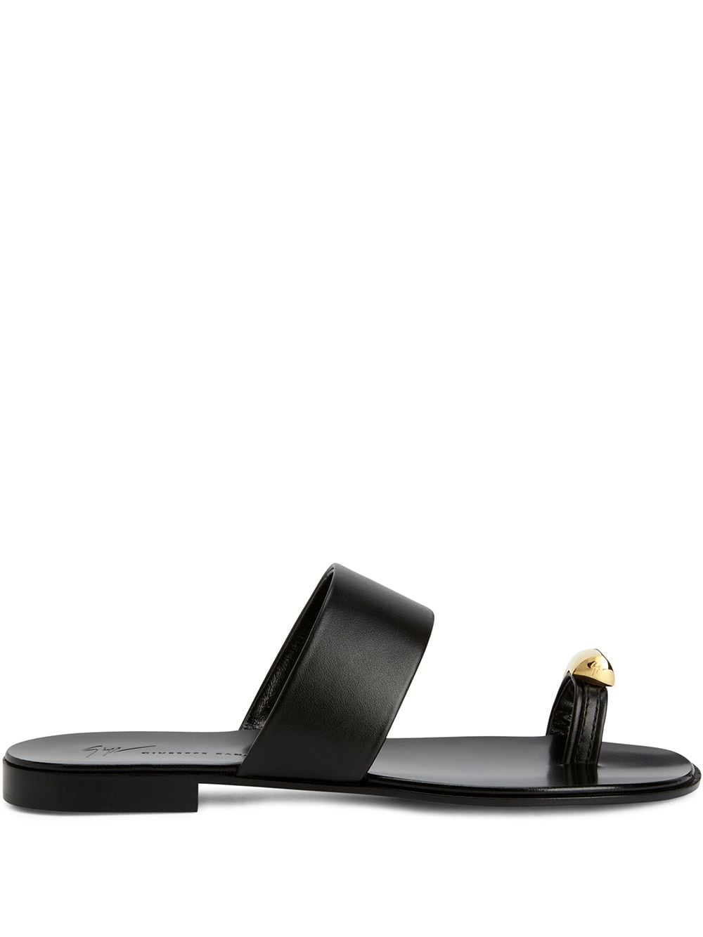 Giuseppe Zanotti Norbert flat sandals - Black von Giuseppe Zanotti