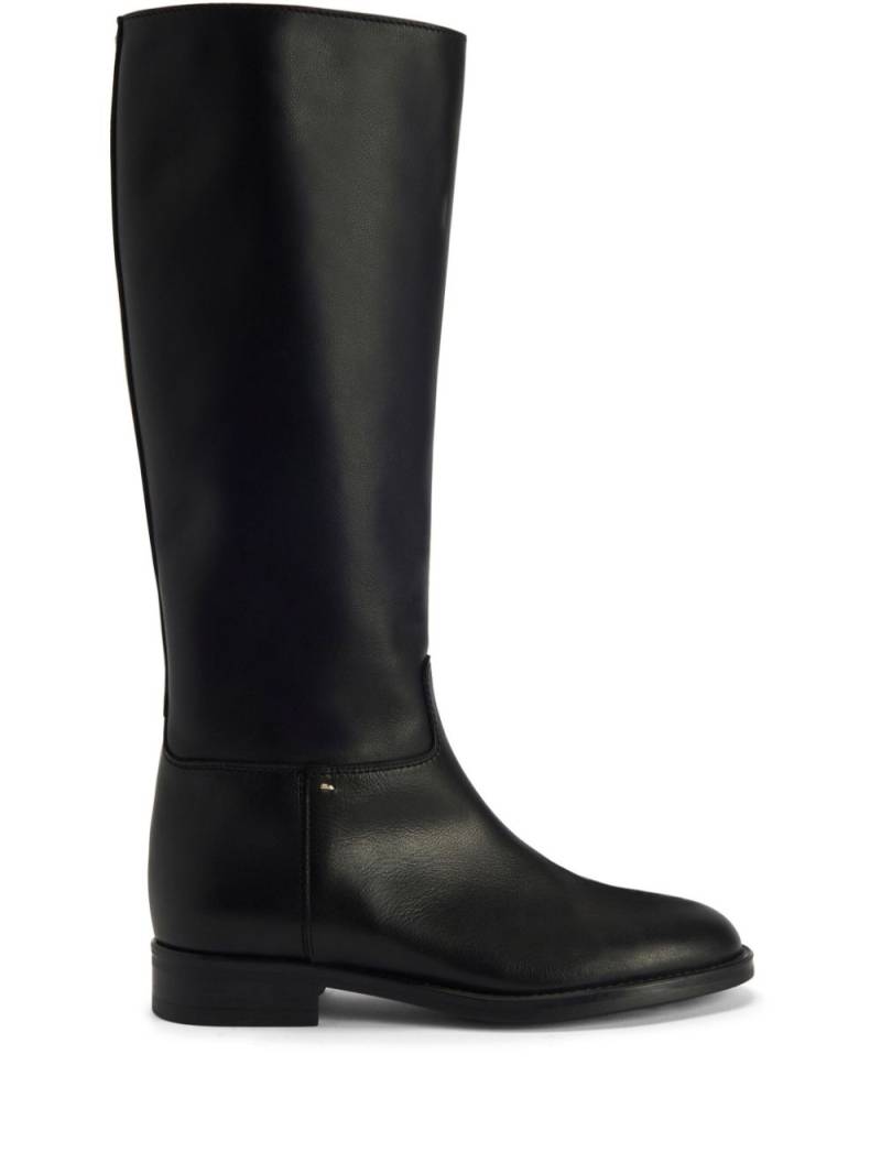 Giuseppe Zanotti Nourine leather mid-calf boots - Black von Giuseppe Zanotti