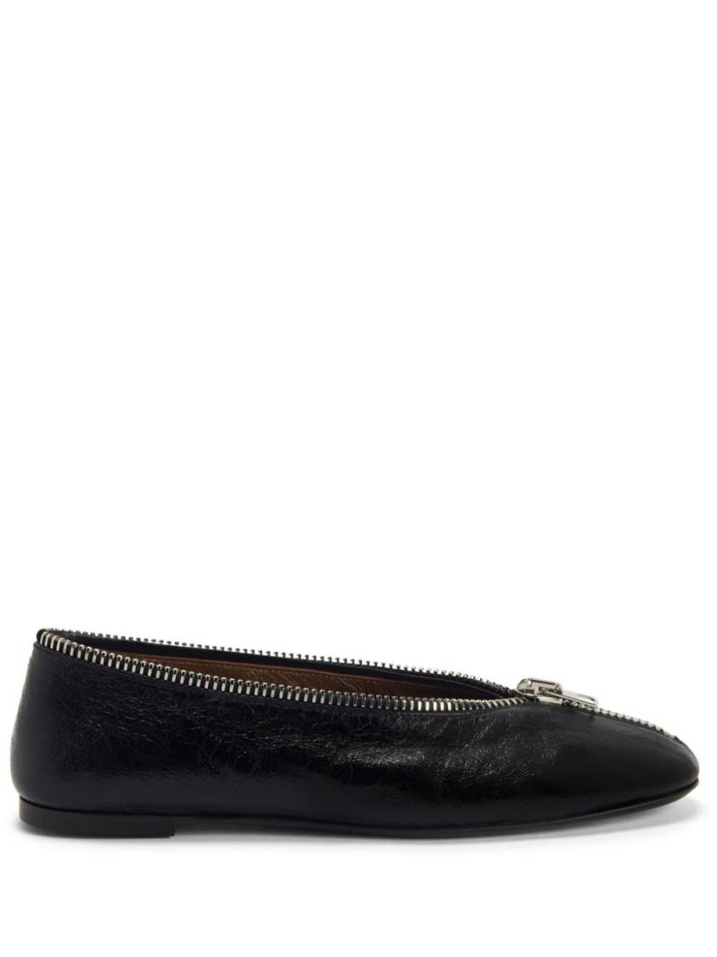 Giuseppe Zanotti Oraine flat ballerina shoes - Black von Giuseppe Zanotti