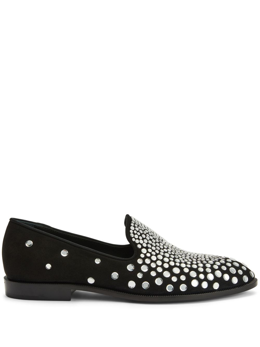 Giuseppe Zanotti Peghasus crystal-embellished loafers - Black von Giuseppe Zanotti