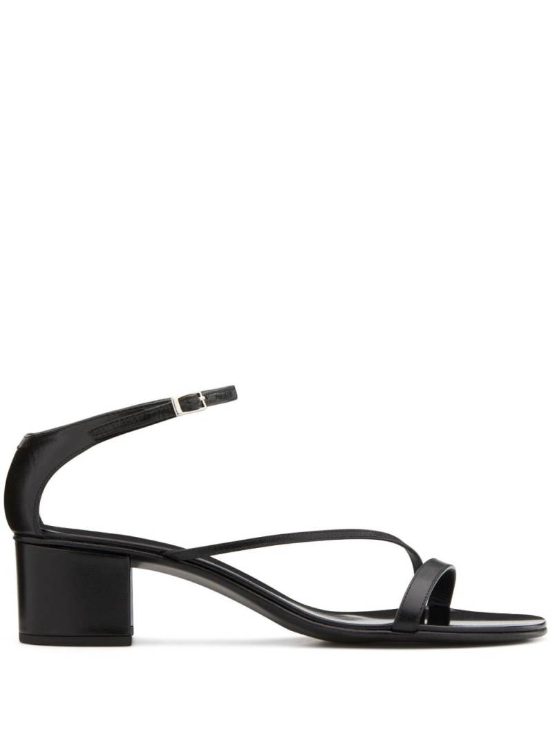 Giuseppe Zanotti Rochelle 40mm leather sandals - Black von Giuseppe Zanotti