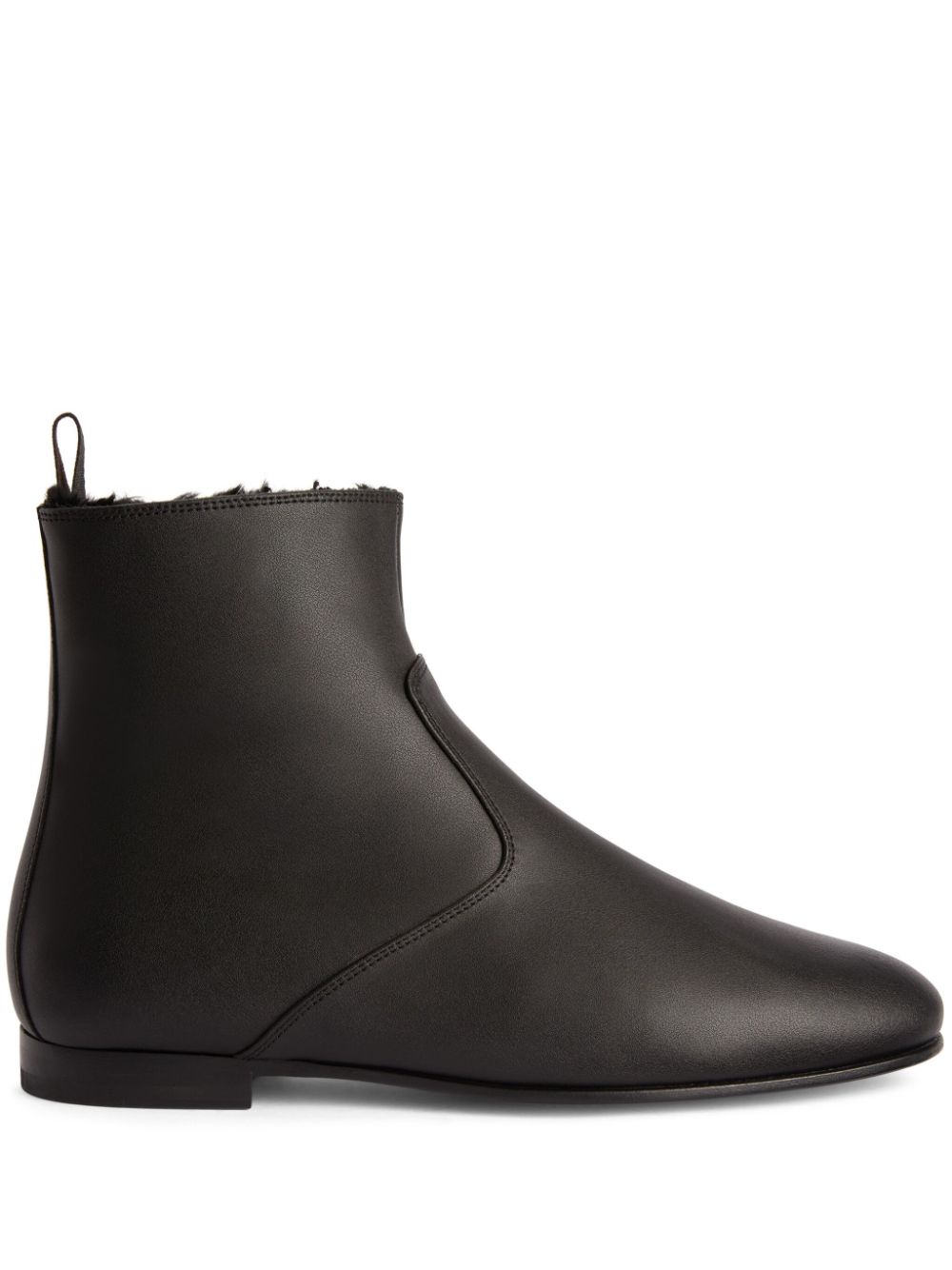 Giuseppe Zanotti Ron leather ankle boots - Black von Giuseppe Zanotti