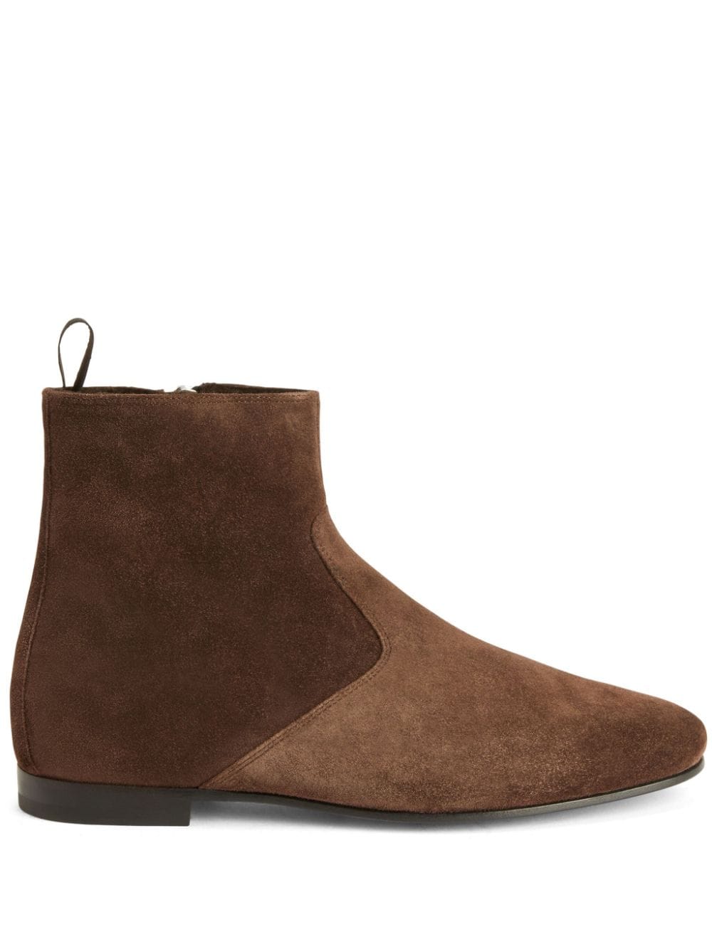 Giuseppe Zanotti Ron panelled suede ankle boots - Brown von Giuseppe Zanotti