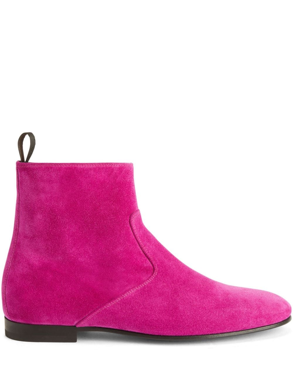 Giuseppe Zanotti Ron panelled suede ankle boots - Pink von Giuseppe Zanotti