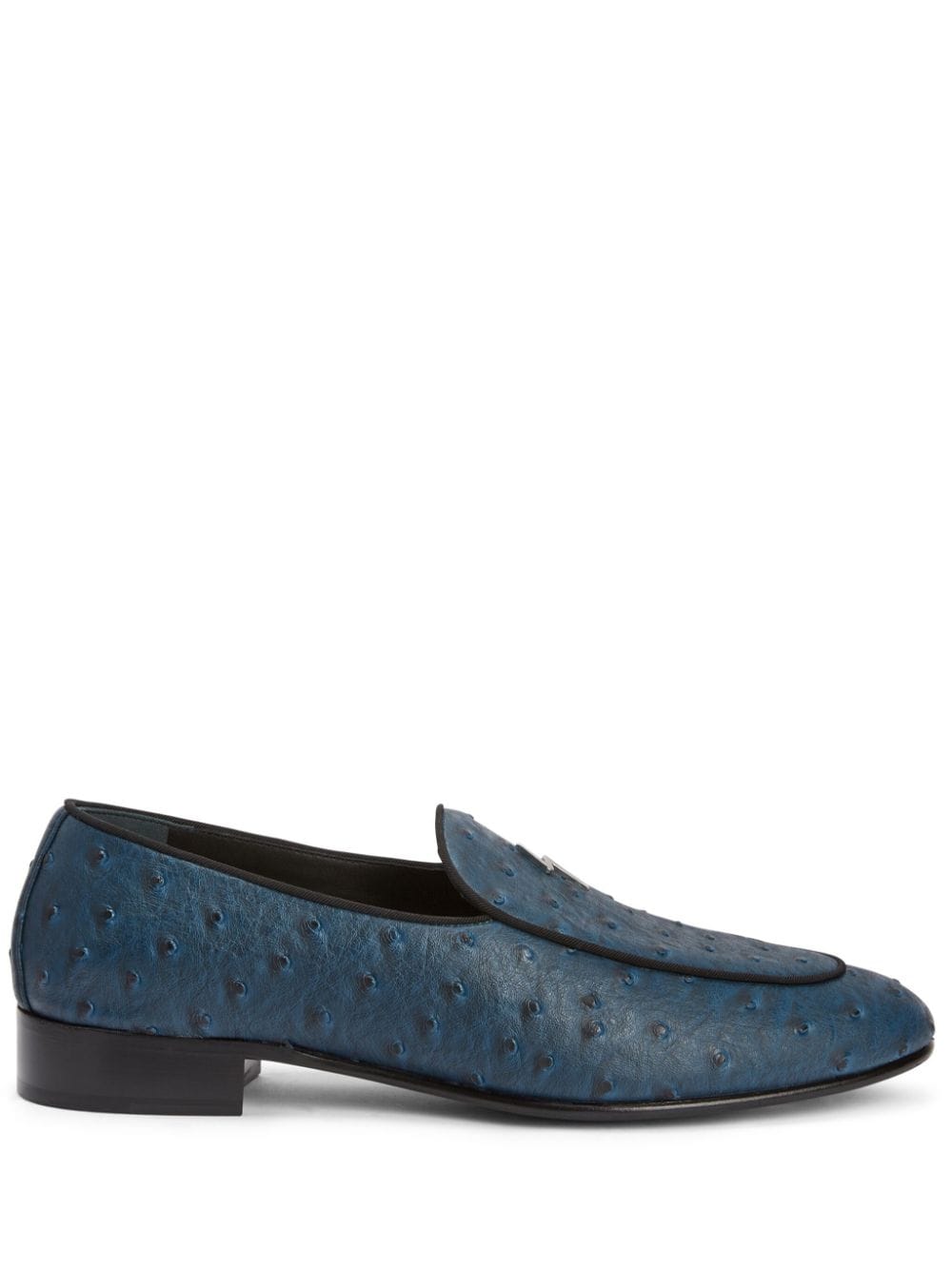 Giuseppe Zanotti Rudolph leather loafers - Blue von Giuseppe Zanotti