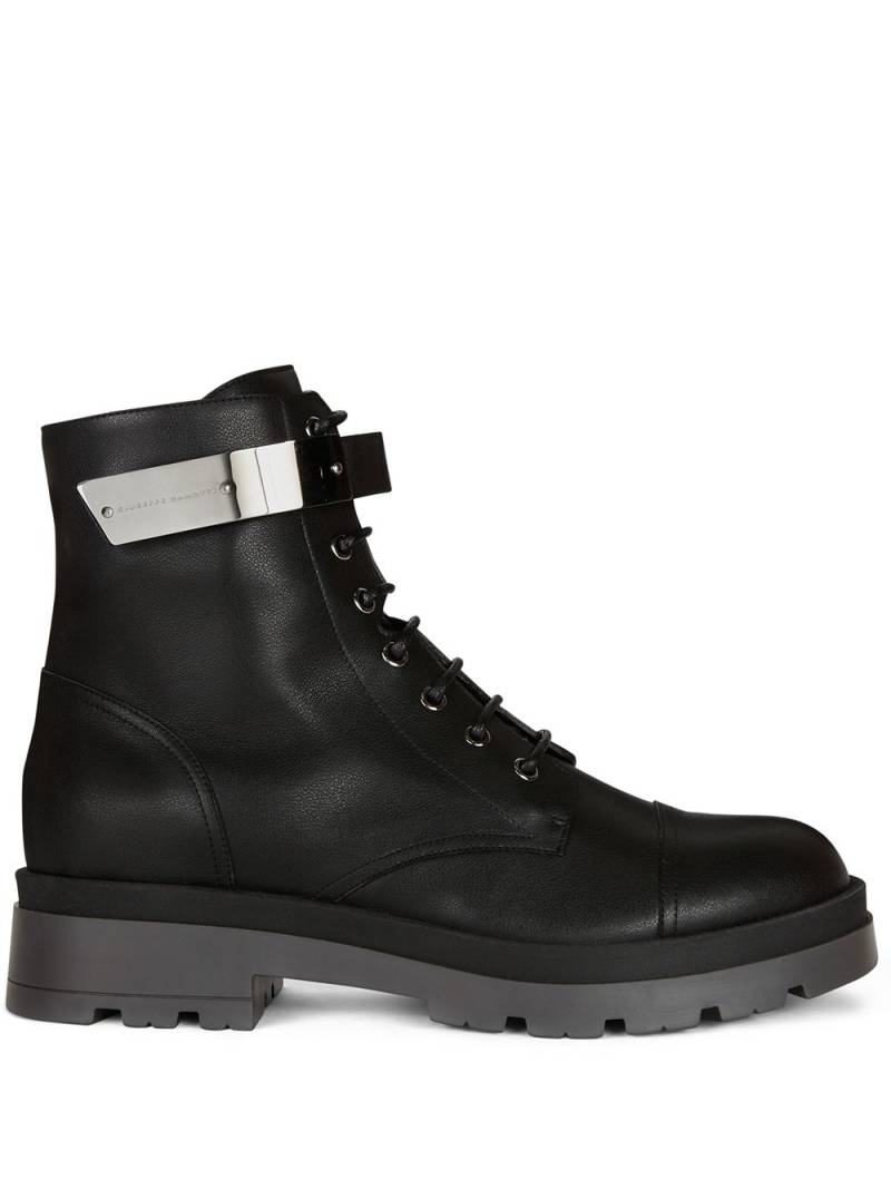 Giuseppe Zanotti Ruger lace-up boots - Black von Giuseppe Zanotti