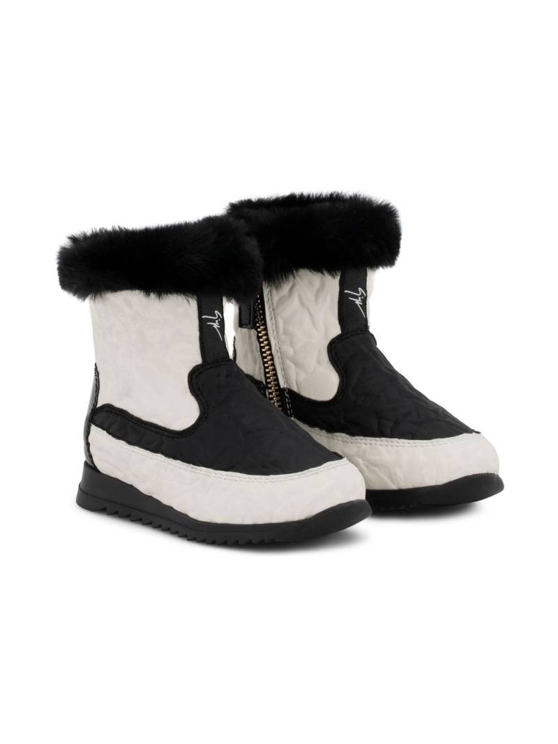 Giuseppe Zanotti Sammy Jr. snow boots - White von Giuseppe Zanotti