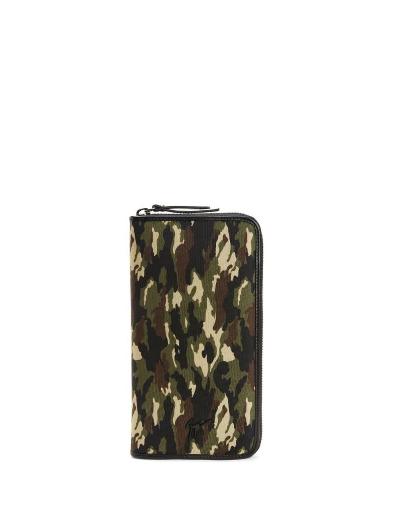 Giuseppe Zanotti Samuel camouflage-print wallet - Black von Giuseppe Zanotti