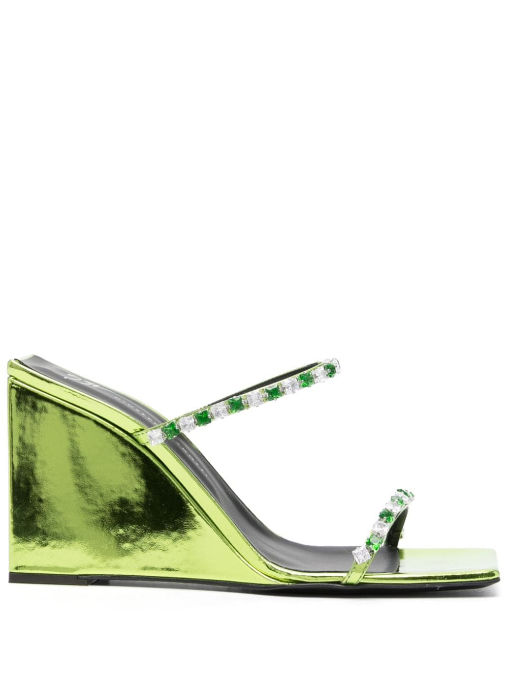 Giuseppe Zanotti Shangay 105mm leather sandals - Green von Giuseppe Zanotti