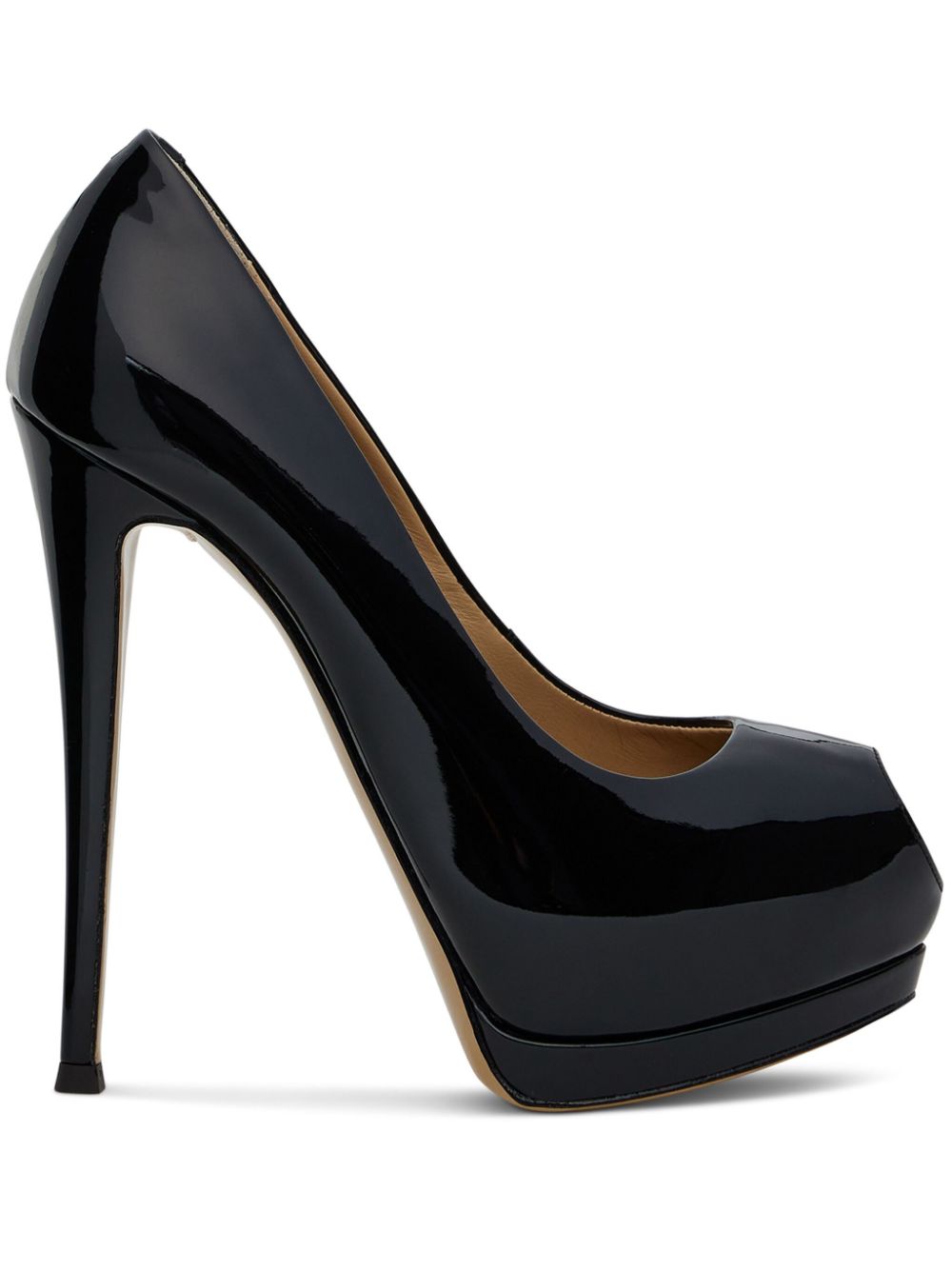 Giuseppe Zanotti Sharon 130mm leather pumps - Black von Giuseppe Zanotti