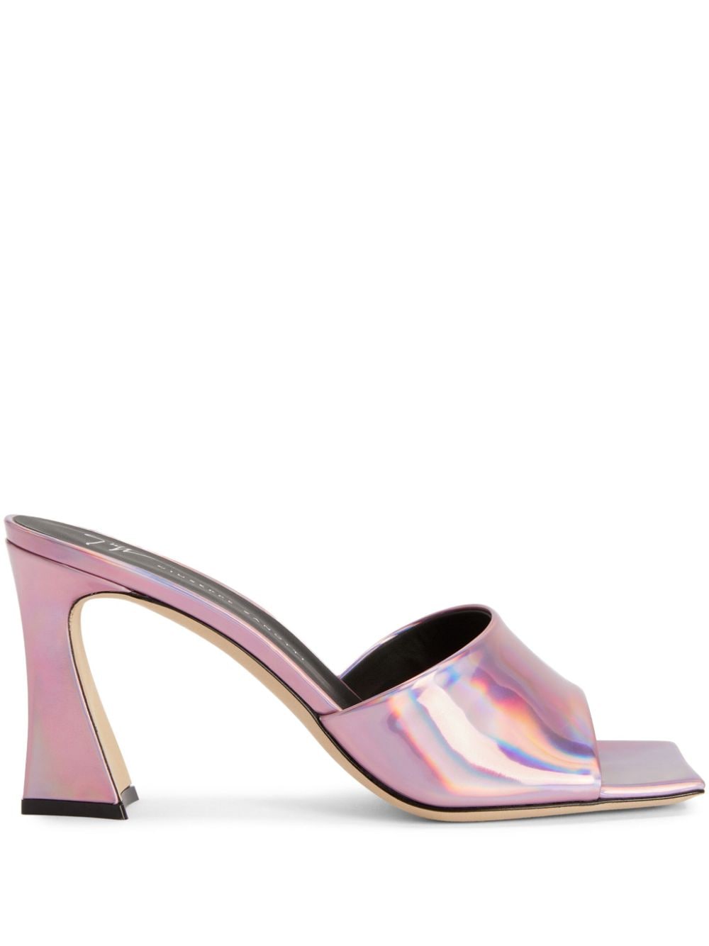 Giuseppe Zanotti Solhene 85mm iridescent leather sandals - Pink von Giuseppe Zanotti