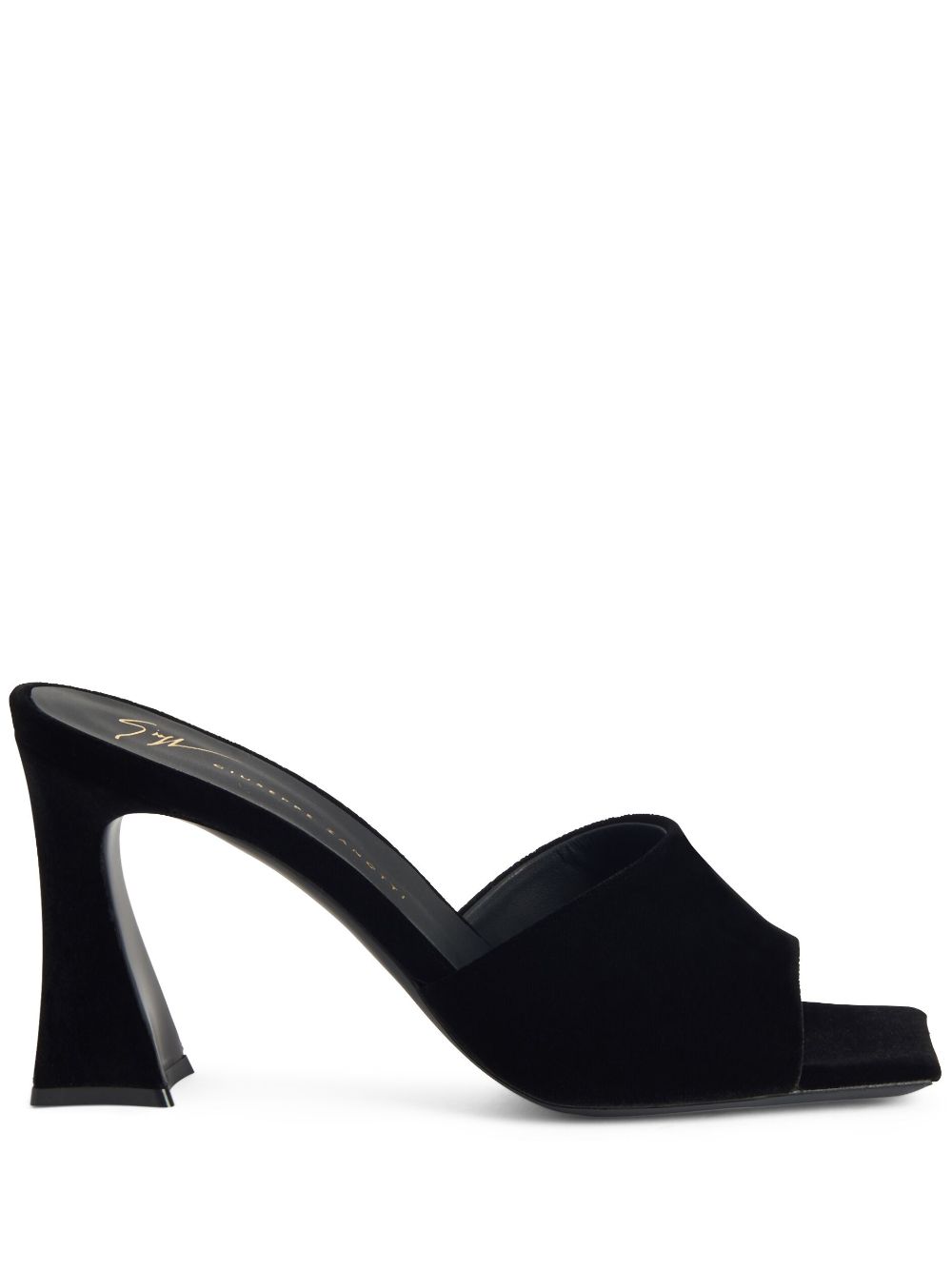 Giuseppe Zanotti Solhene 85mm leather mules - Black von Giuseppe Zanotti