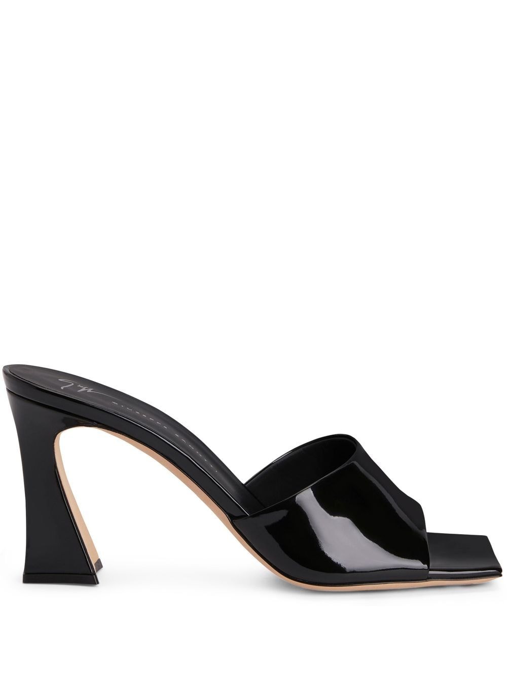 Giuseppe Zanotti patent-finish leather sandals - Black von Giuseppe Zanotti