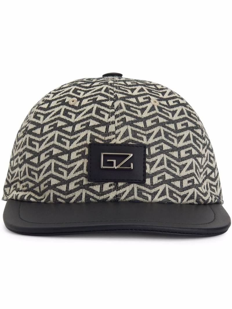 Giuseppe Zanotti Stevie monogram hat - Black von Giuseppe Zanotti