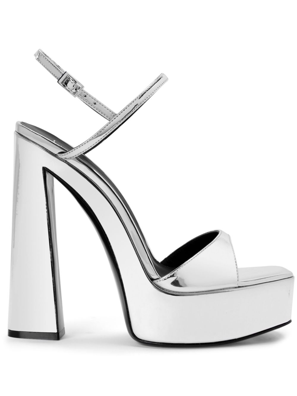 Giuseppe Zanotti Sylvy 145mm leather sandals - Silver von Giuseppe Zanotti