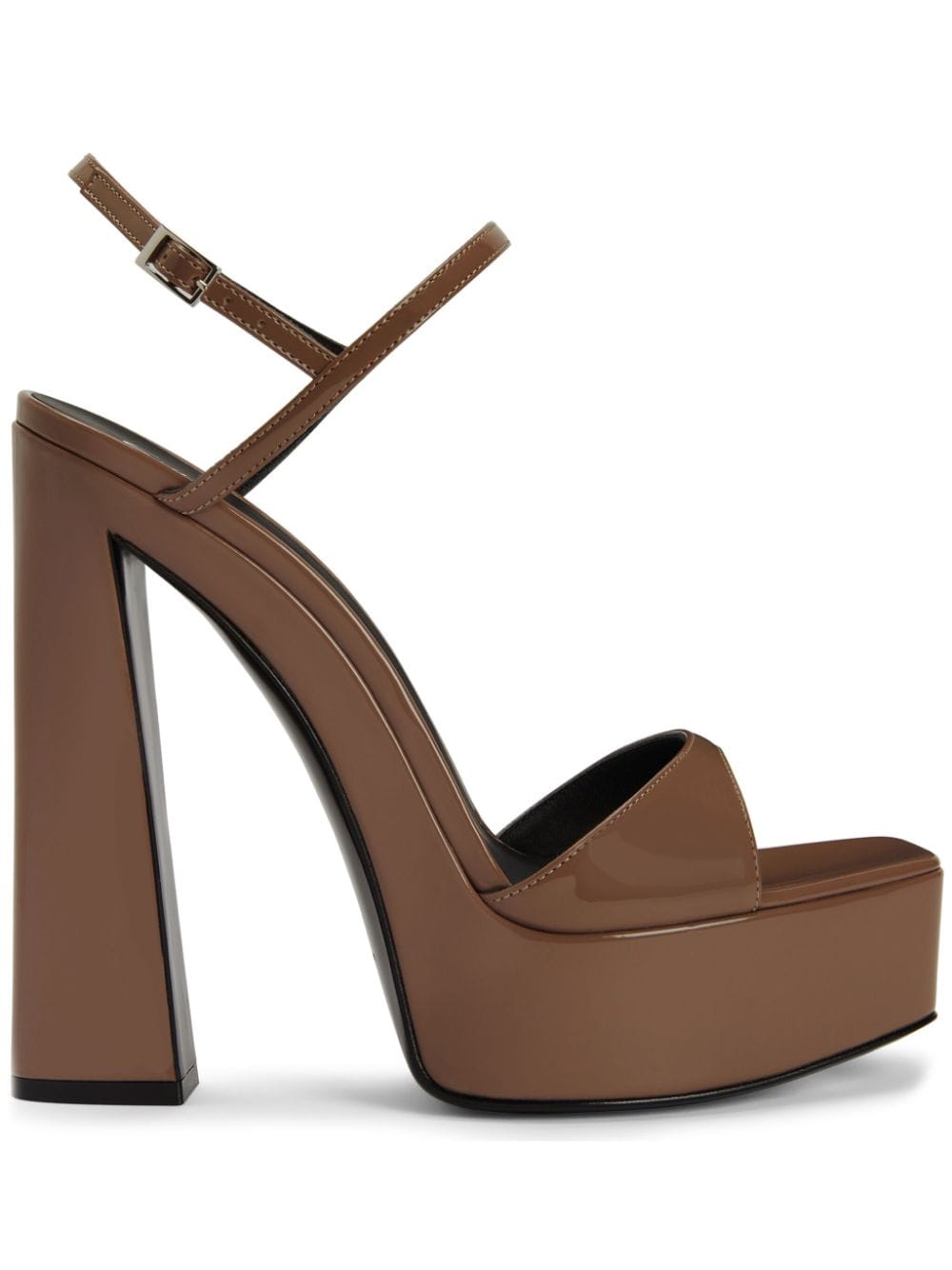 Giuseppe Zanotti Sylvy 145mm patent leather sandals - Neutrals von Giuseppe Zanotti