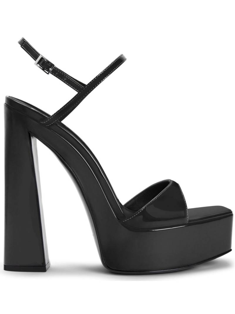 Giuseppe Zanotti Sylvy 145mm platform sandals - Black von Giuseppe Zanotti