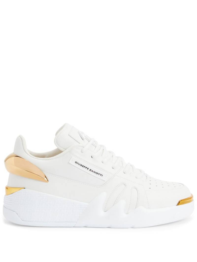 Giuseppe Zanotti Talon hardware-detail low-top sneakers - White von Giuseppe Zanotti