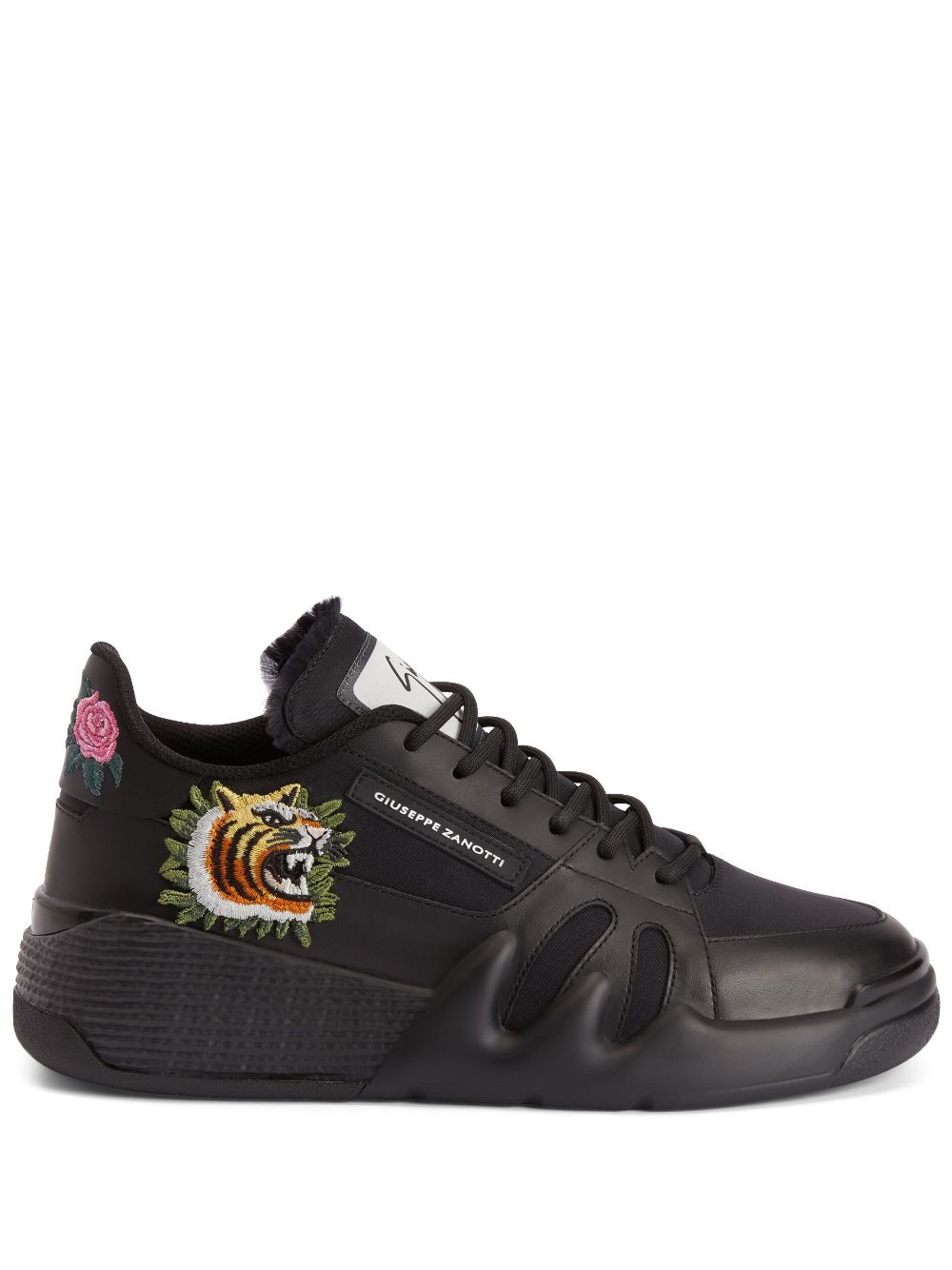 Giuseppe Zanotti Talon lace-up sneakers - Black von Giuseppe Zanotti