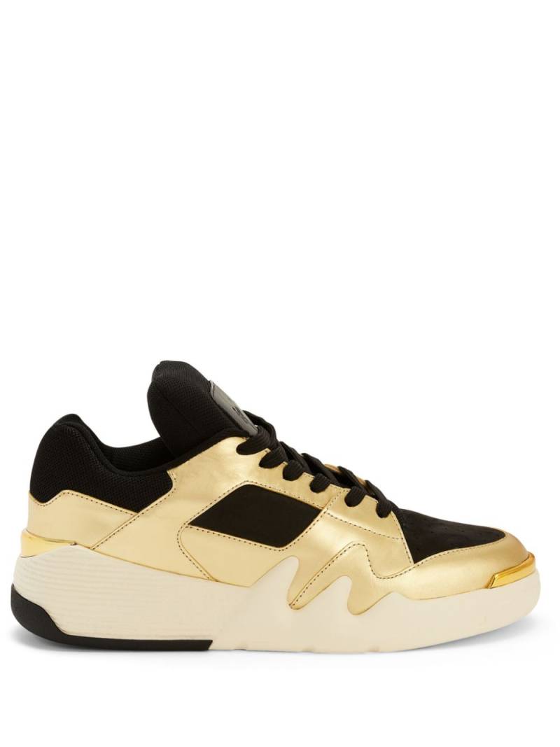 Giuseppe Zanotti Talon leather sneakers - Black von Giuseppe Zanotti