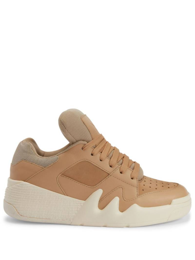 Giuseppe Zanotti Talon leather sneakers - Neutrals von Giuseppe Zanotti