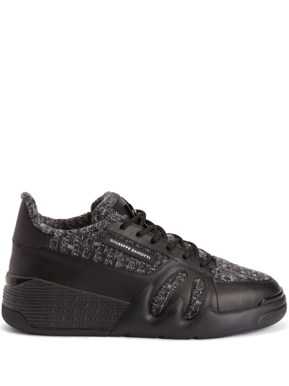 Giuseppe Zanotti Talon logo-patch sneakers - Black von Giuseppe Zanotti