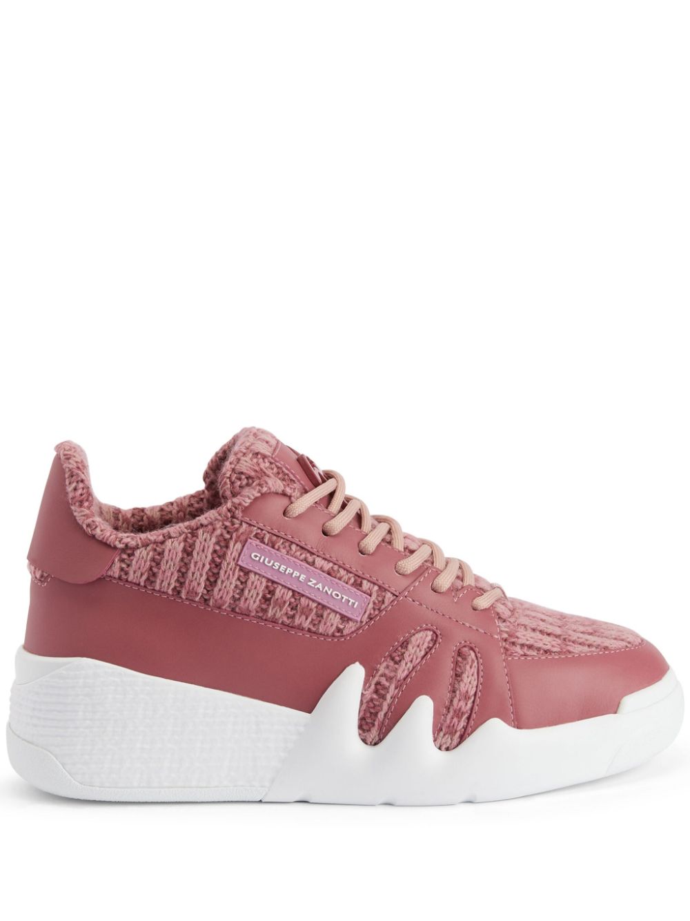 Giuseppe Zanotti Talon logo-patch sneakers - Pink von Giuseppe Zanotti