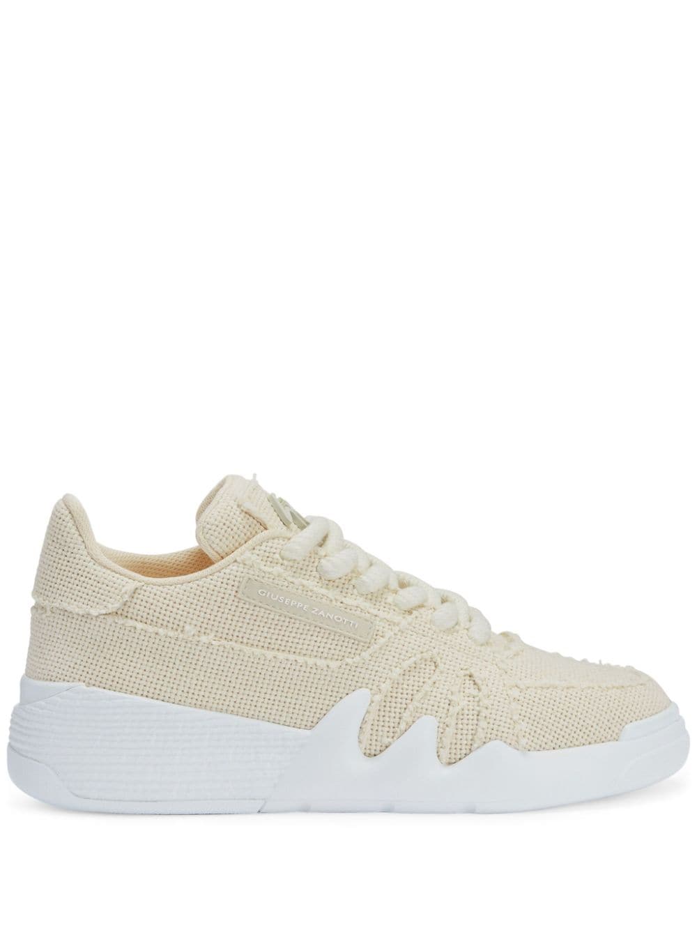 Giuseppe Zanotti Talon woven-effect sneakers - Neutrals von Giuseppe Zanotti