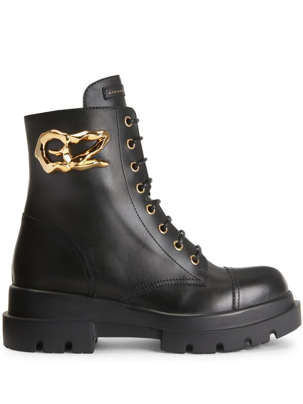 Giuseppe Zanotti Tankie leather ankle boots - Black von Giuseppe Zanotti