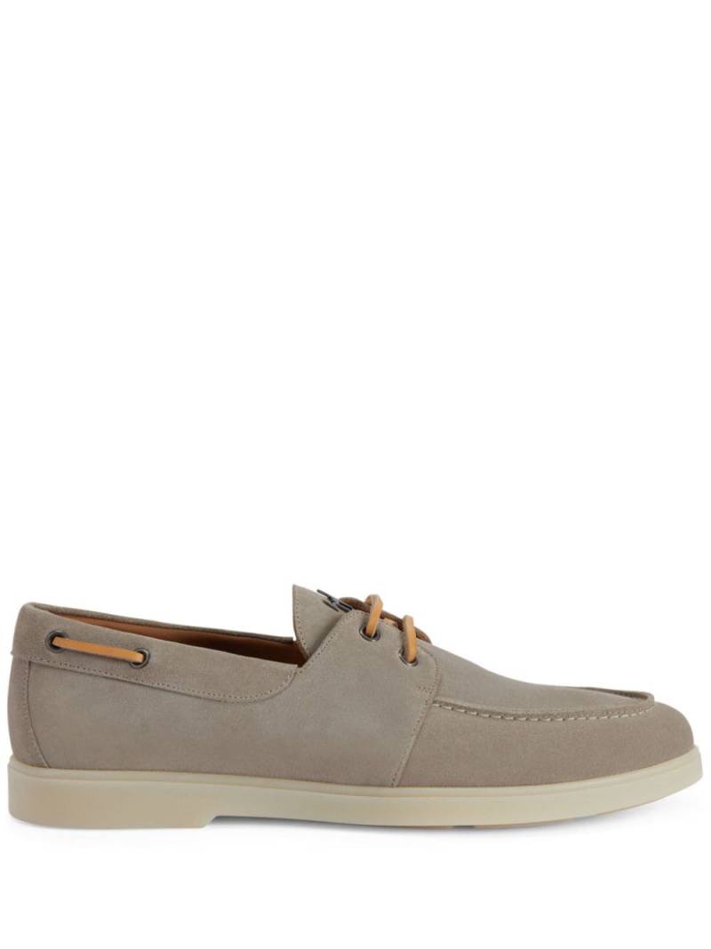 Giuseppe Zanotti The Maui boat shoes - Grey von Giuseppe Zanotti