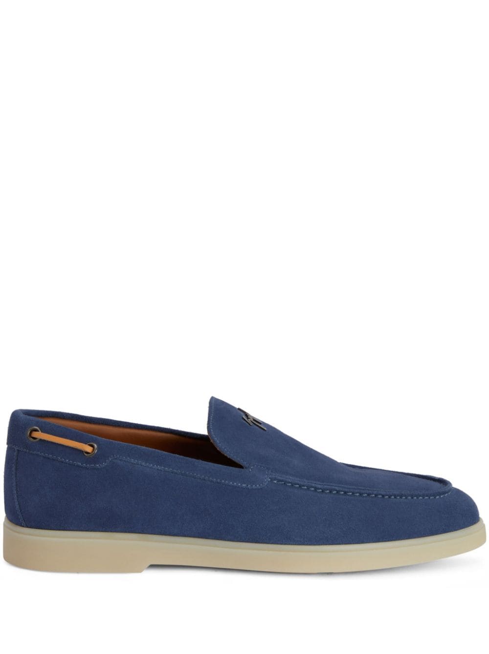 Giuseppe Zanotti The Maui suede loafers - Blue von Giuseppe Zanotti