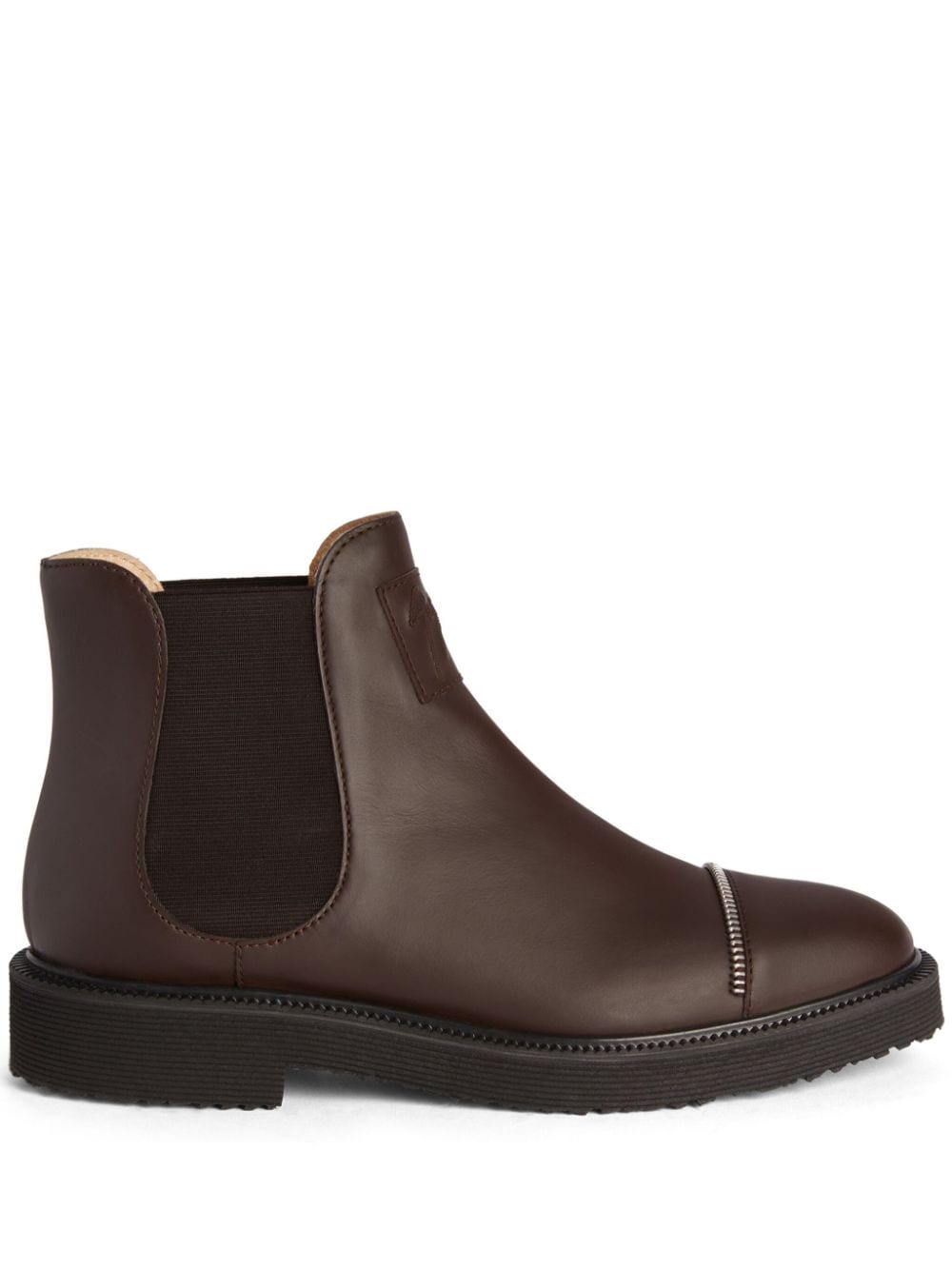 Giuseppe Zanotti Thora leather ankle boots - Brown von Giuseppe Zanotti