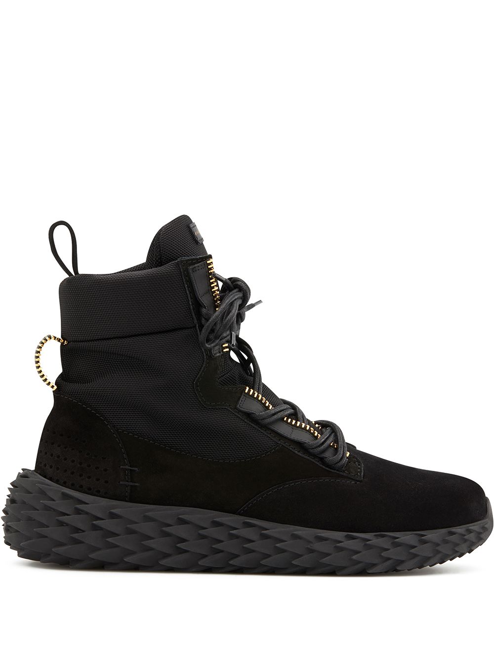 Giuseppe Zanotti Urchin high-top suede sneakers - Black von Giuseppe Zanotti