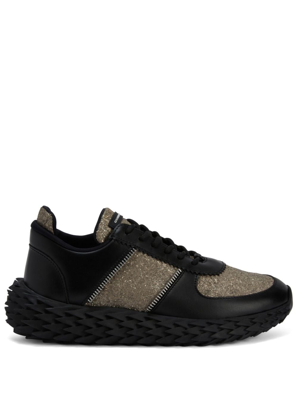 Giuseppe Zanotti Urchin panelled sneakers - Black von Giuseppe Zanotti